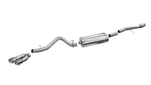 Chevrolet Silverado 1500 Performance Exhaust - CORSA Performance - Sport Cat Back, Single Side Exit - Polished - `14-`19